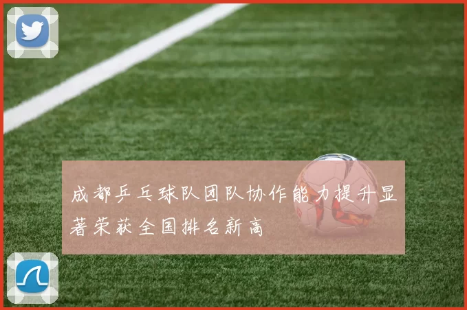 成都乒乓球队团队协作能力提升显著荣获全国排名新高